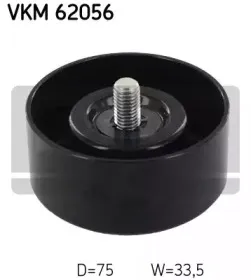 VKM 62056 SKF Паразитный / ведущий ролик, поликлиновой ремень